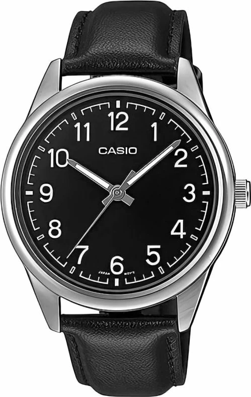 Orë dore për meshkuj Casio, e zezë