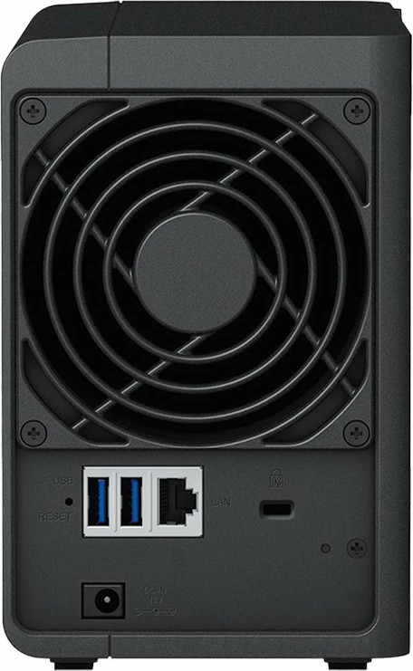 NAS Synology DiskStation DS223, 2-bay 3.5\" SATA HDD/SSD, 2 GB DDR4, 1GbE, 3x USB 3.2 Gen 1, i zi