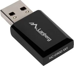 Kartë rrjeti wireless LANBERG AX900, USB 2.0, Wi-Fi 6, Dual Band, 600Mbps, silver