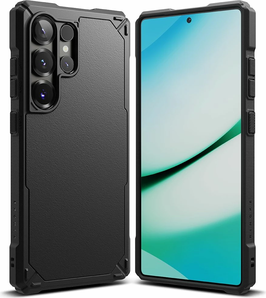 Mbështjellës Ringke Rugged Gear për Samsung Galaxy S25 Ultra, zi