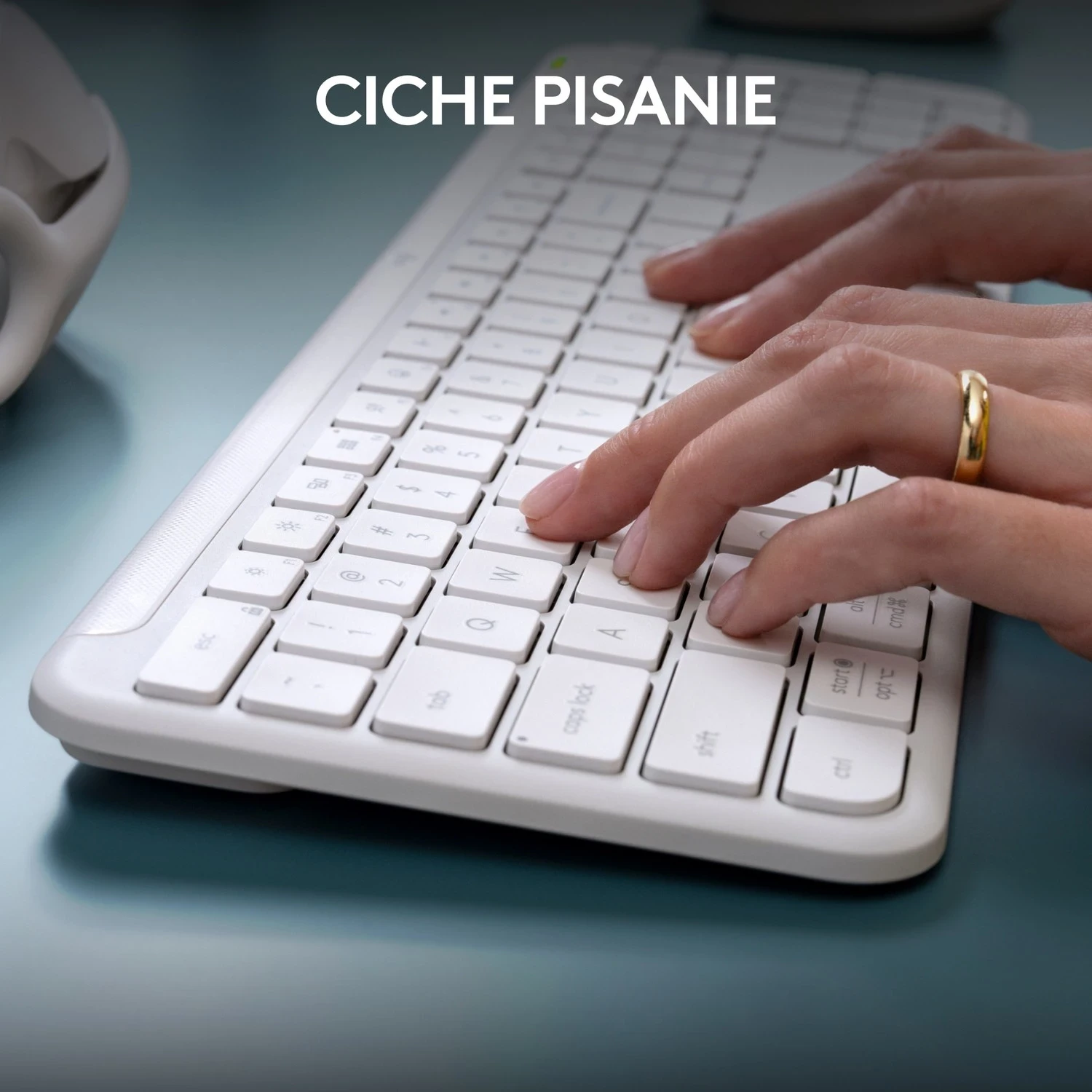 Tastierë pa tel Logitech K950, e bardhë