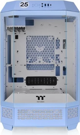 Kasë Thermaltake The Tower 300, Hydrangea Blue, micro ATX/Mini-ITX, xham i temperuar, ARGB, kaltër