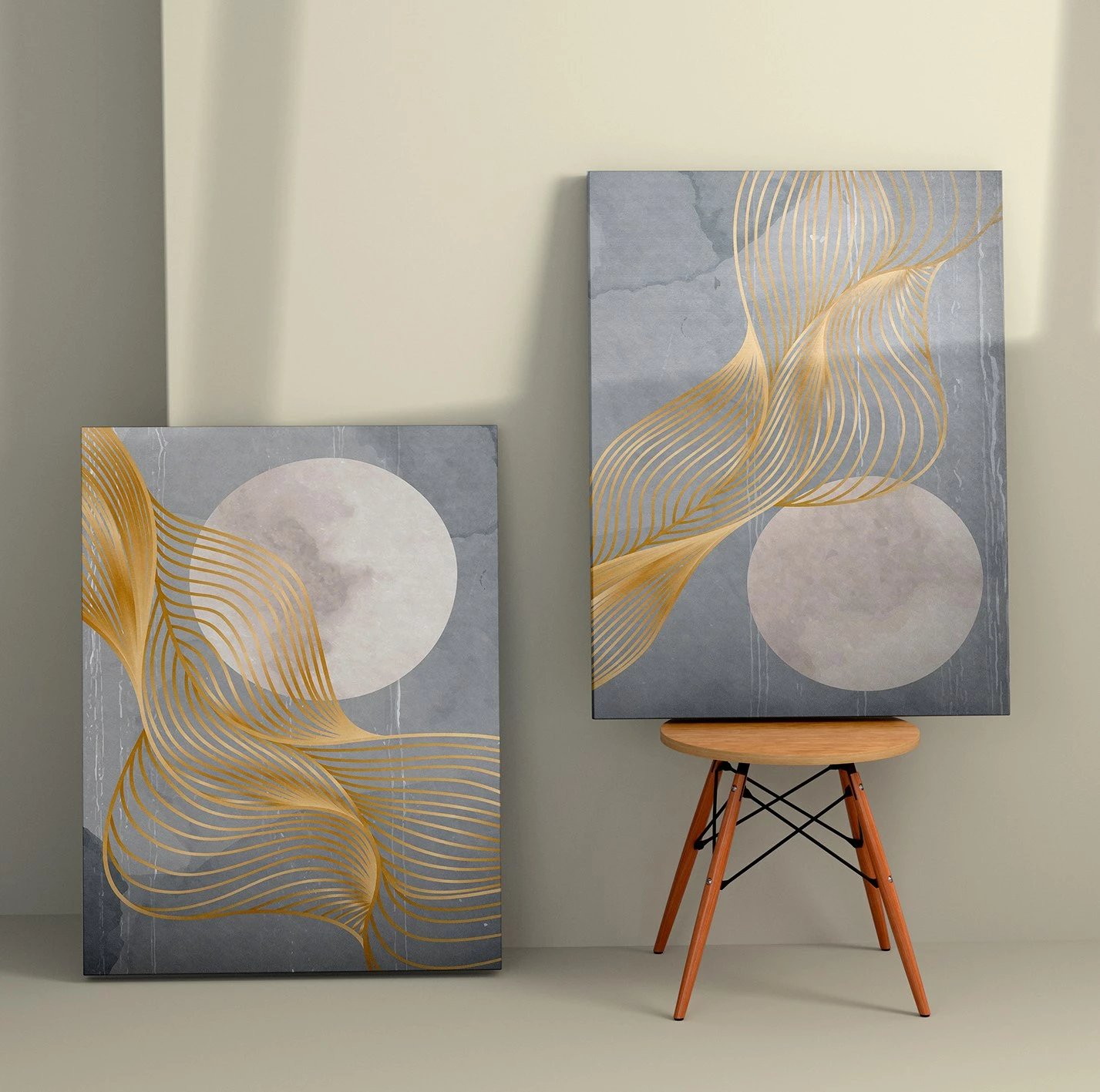 Pikturë dekorative në kanavacë (2 copë), Wallity, 2KNV4276, 70x100cm