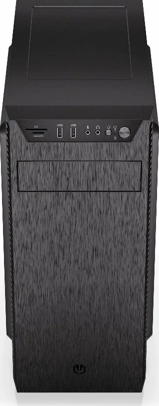 Kasë Endorfy Armis 100 Solid EY2A015, Midi Tower ATX, pa dritare, pa furnizim rryme, 2x USB 3.0, e zezë