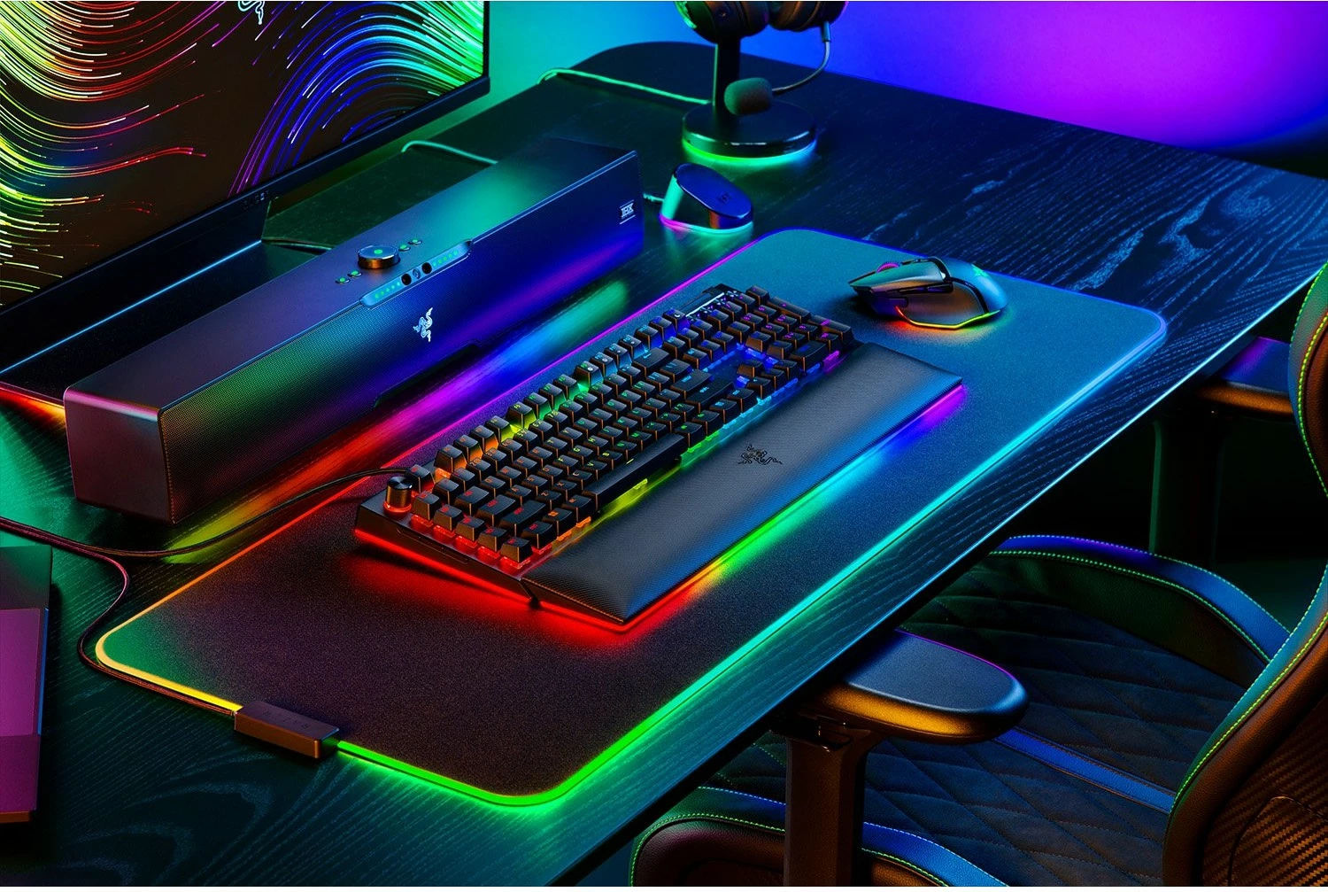 Tastierë mekanike Razer BlackWidow V4 Pro, RGB, QWERTZ, Razer Yellow, e zezë