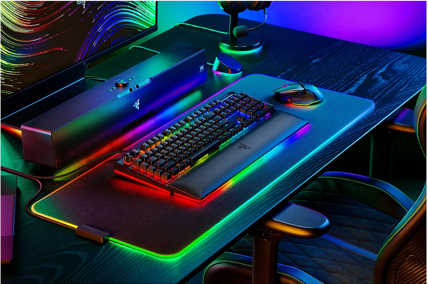 Tastierë mekanike Razer BlackWidow V4 Pro, RGB, QWERTZ, Razer Yellow, e zezë