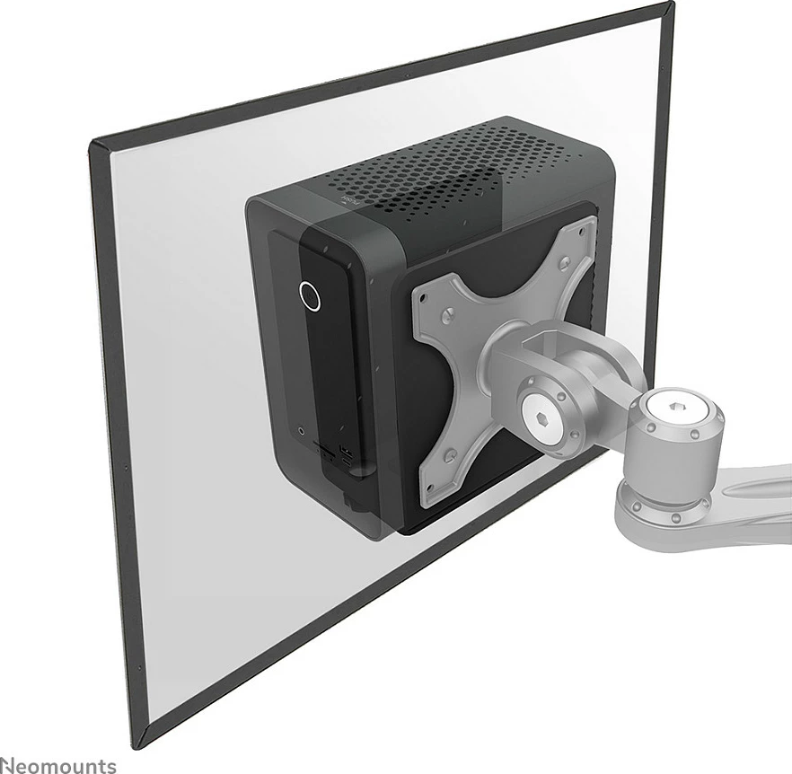 Mbajtëse mini PC Neomounts THINCLIENT-20, universal, 7 kg, çelik, e zezë