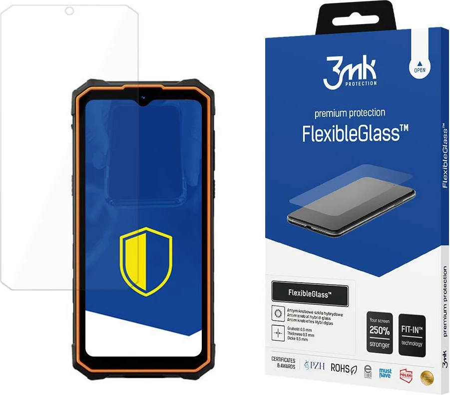 Xham mbrojtës hibrid 3mk FlexibleGlass për Hotwav Cyber 13 Pro