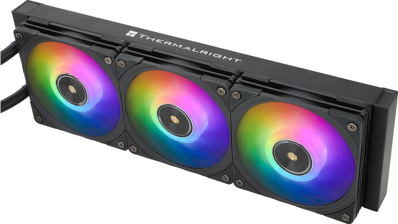 Ftohës uji AIO Thermalright Frozen Horizon V2 RGB, 360mm, 3x120mm PWM, zi