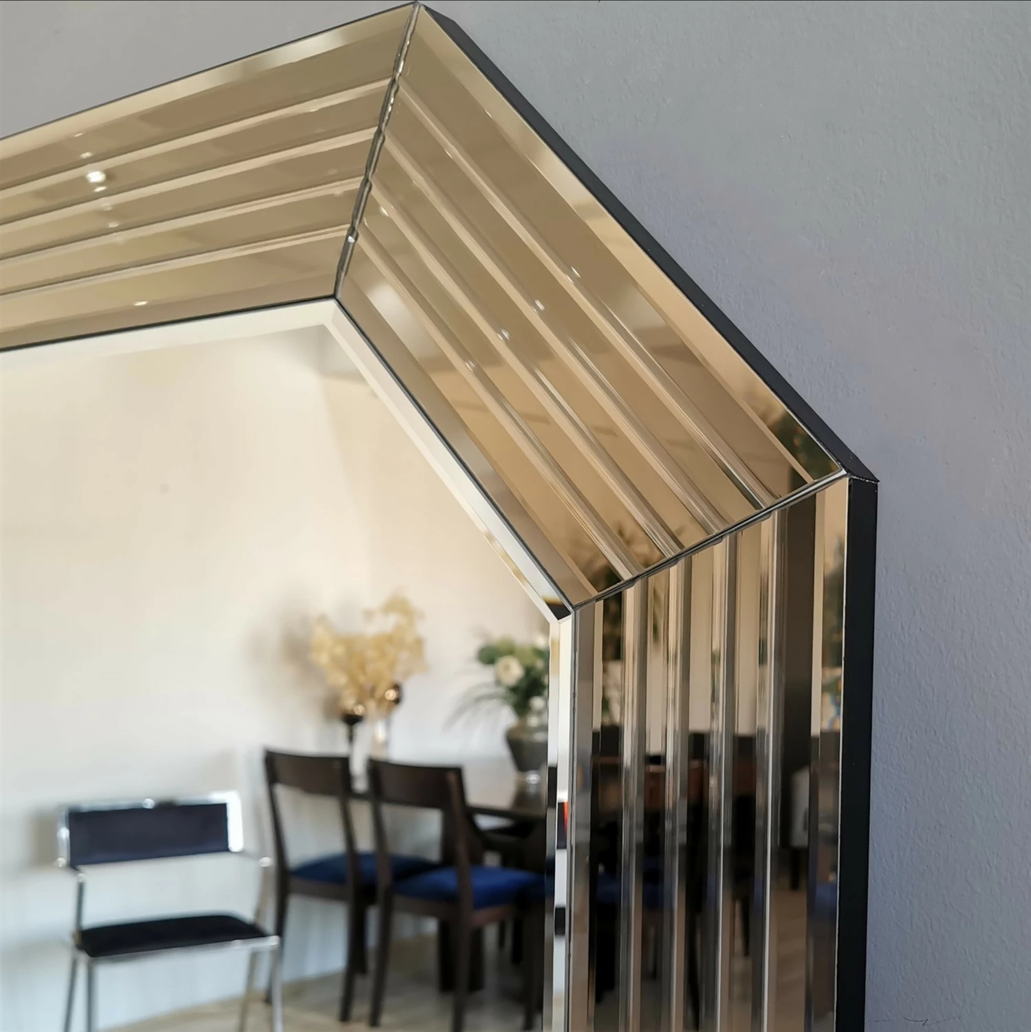 Pasqyrë bronzi Hanah Home, A312Y, 100x60cm
