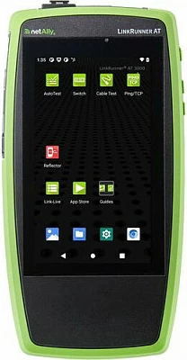 Testues rrjeti NetAlly LinkRunner AT 3000, PoE, RJ-45, SFP, SFP+, LCD, 5", Ngjyrë e zezë dhe e gjelbër