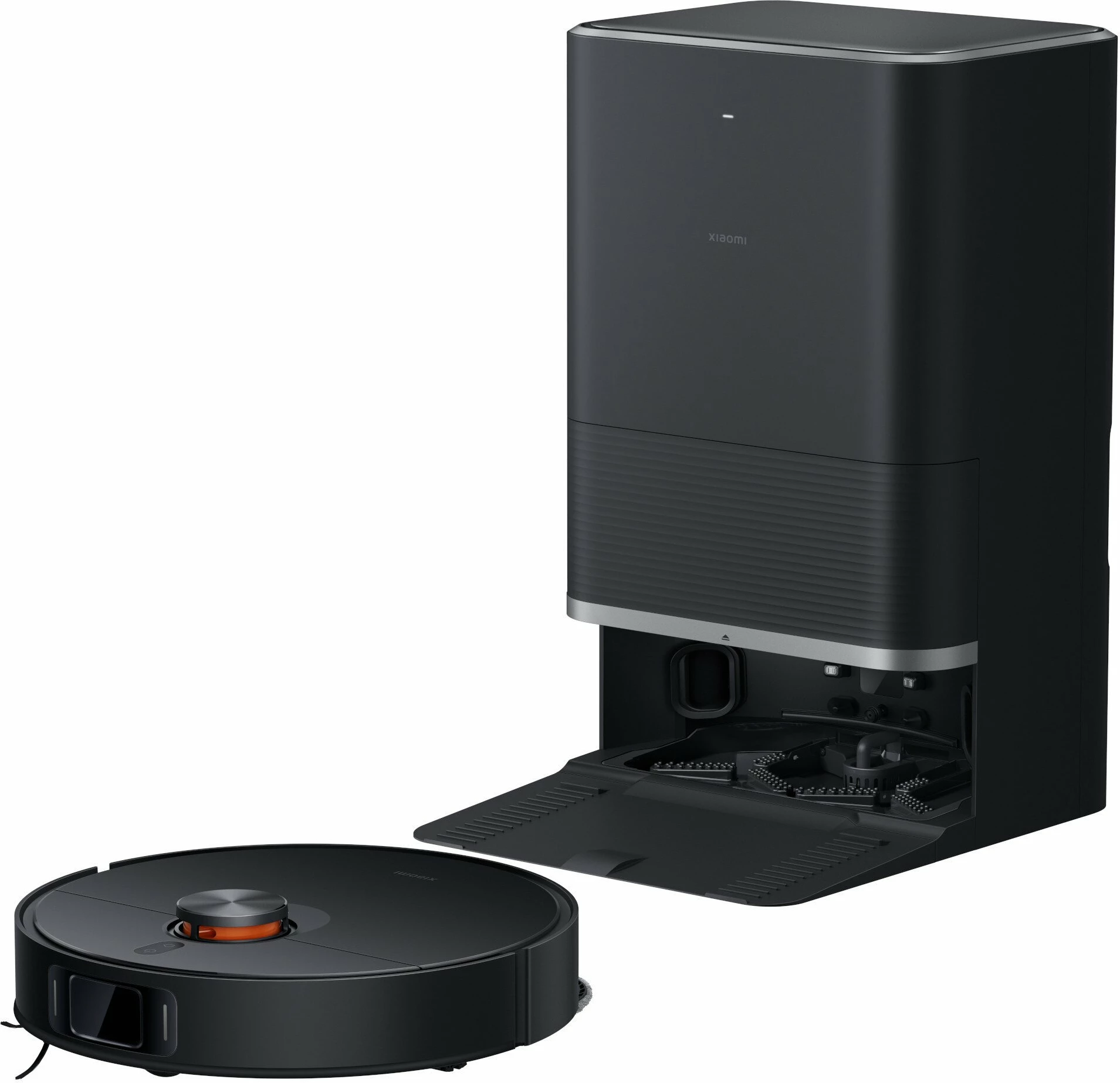 Robot fshesë Xiaomi Robot Vacuum X20 Max, 8000 Pa, me fshirje (mop), Wi‑Fi, 120 min, me stacion zbrazjeje, i zi