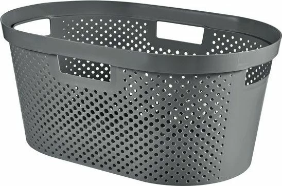 Shportë rrobash Curver Infinity Recycled 40L gri