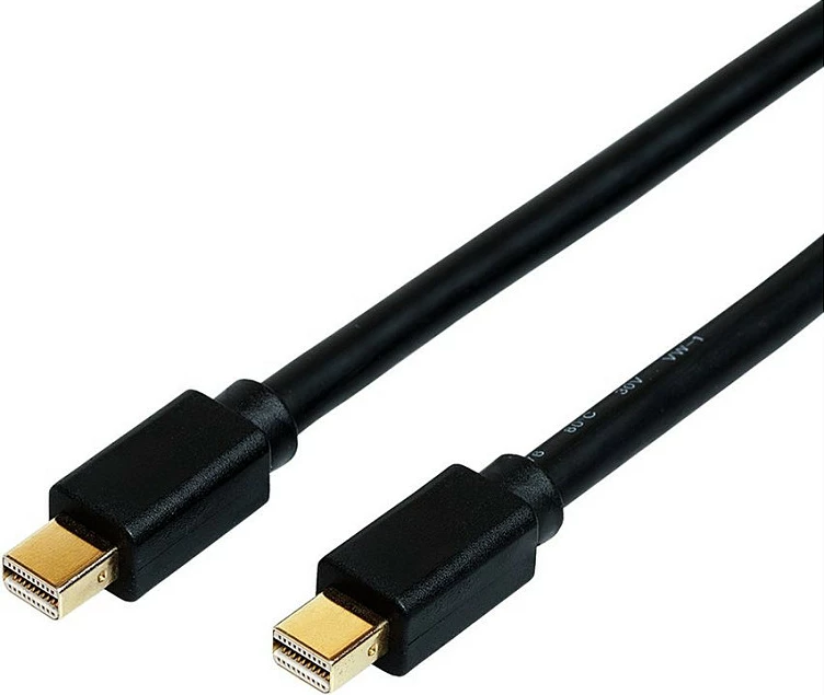 Kabllo Mini DisplayPort ROLINE 11.04.5818, 2 m, DP 1.3, 5K@60Hz, e zezë