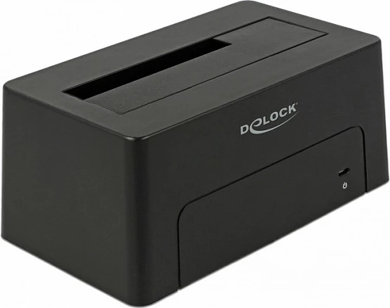 Docking station për HDD/SSD DeLOCK 63958, USB-C USB 3.2 Gen 2, SATA III, 2.5/3.5", e zezë