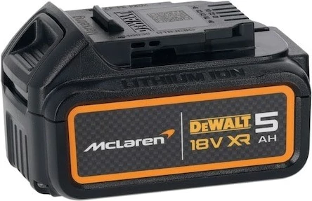 Makine shpuese/vidëzuese DeWalt MCLAREN DCD85MP2T, 18V, 5Ah, me 2 bateri, e verdhë/zezë, me valixhe