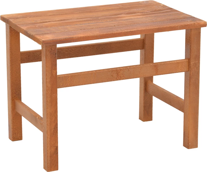 Tavolinë plazhi, dru ahu, ngjyrë arre, 60x40x45 cm