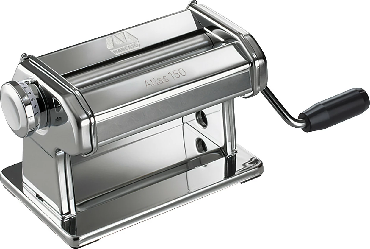 Makinë për makarona Marcato Atlas 150, rul 150 mm, inox, argjend