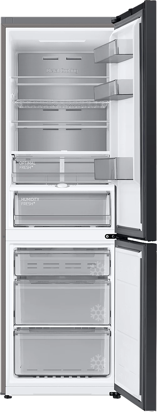 Frigorifer kombinë Samsung RB34C7B5DS9/EF BESPOKE, modul i rregullueshëm, 600 mm thellësi standard, Inox