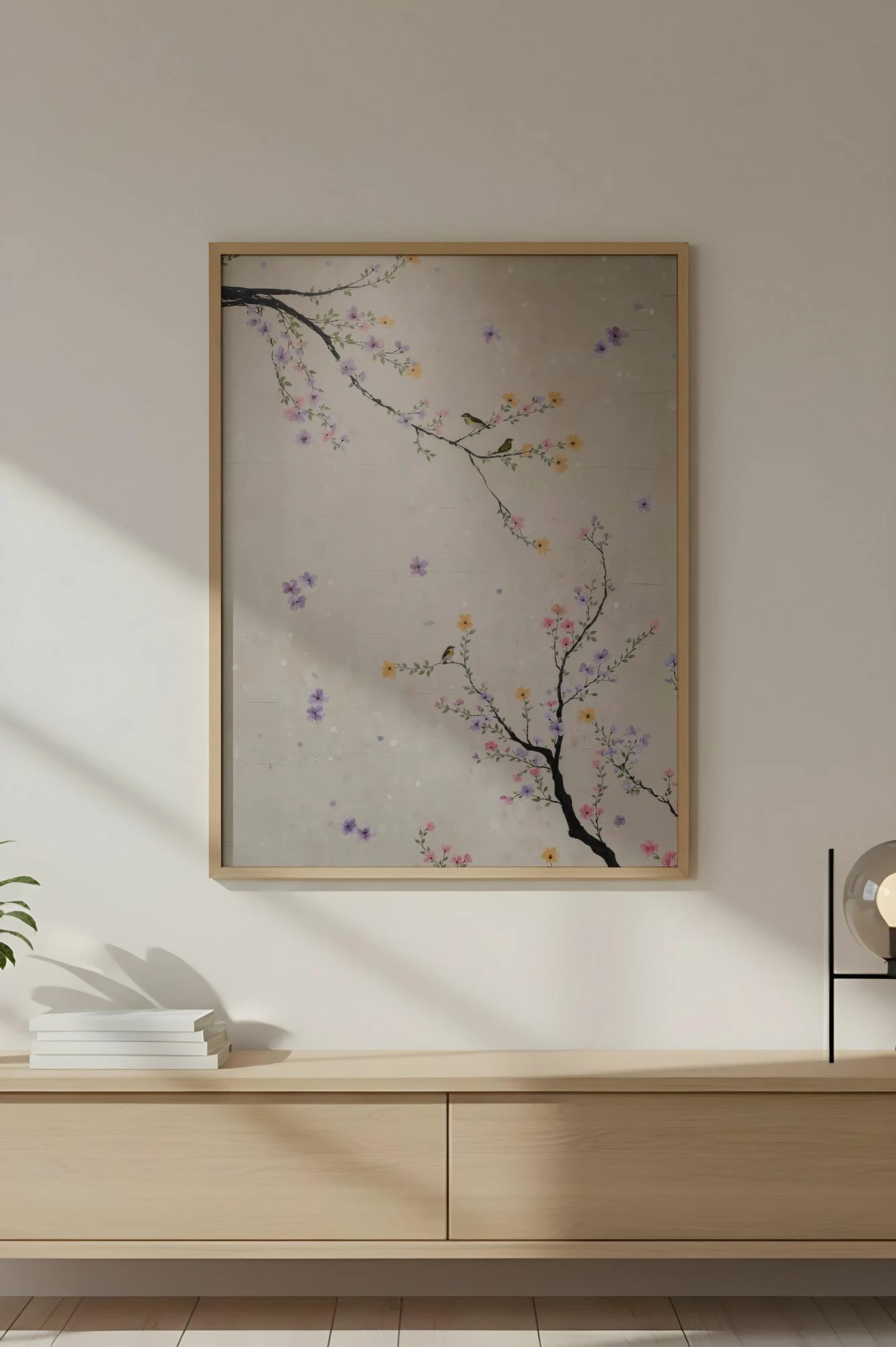 Pikturë dekorative me kornizë MDF, Wallity Huhu724, shumëngjyrëshe, 40x60cm