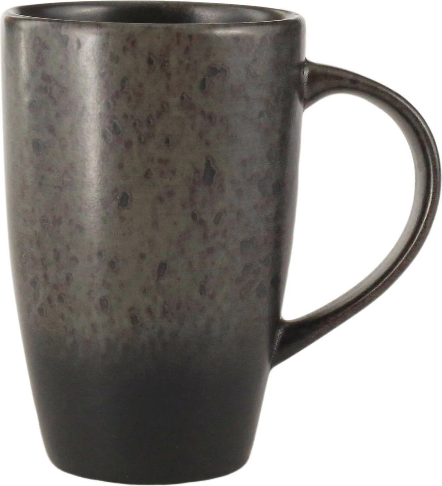 Mug Porland Ironstone 295 ml, stoneware, zi, set 6 copë
