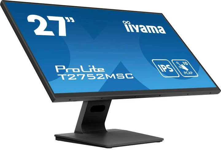 Monitor, iiyama, ProLite T2752MSC-B1 27" Full HD 1920x1080 IPS me prekje 10-pikëshe, i zi