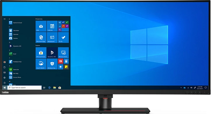 Monitor Lenovo ThinkVision P40w-20, 39.7", 5K Ultra HD, LED, e zezë