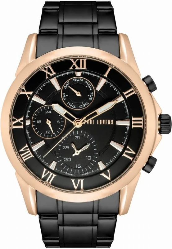 Orë dore për meshkuj Paul Lorens, e zezë