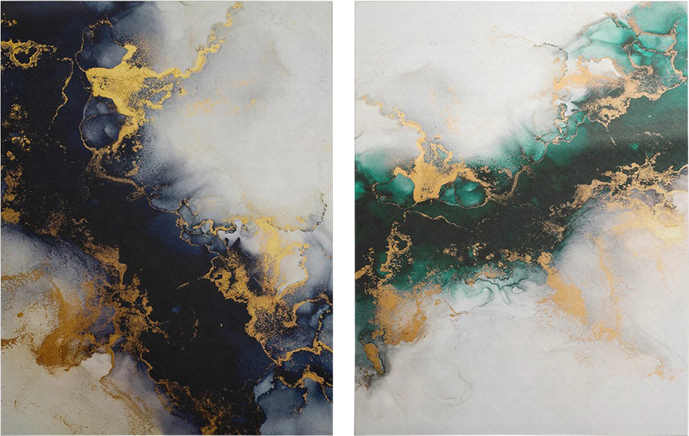 Pikturë muri set 2 copë, seri GOBI, kanavacë e printuar, 50x3x70cm (x2)