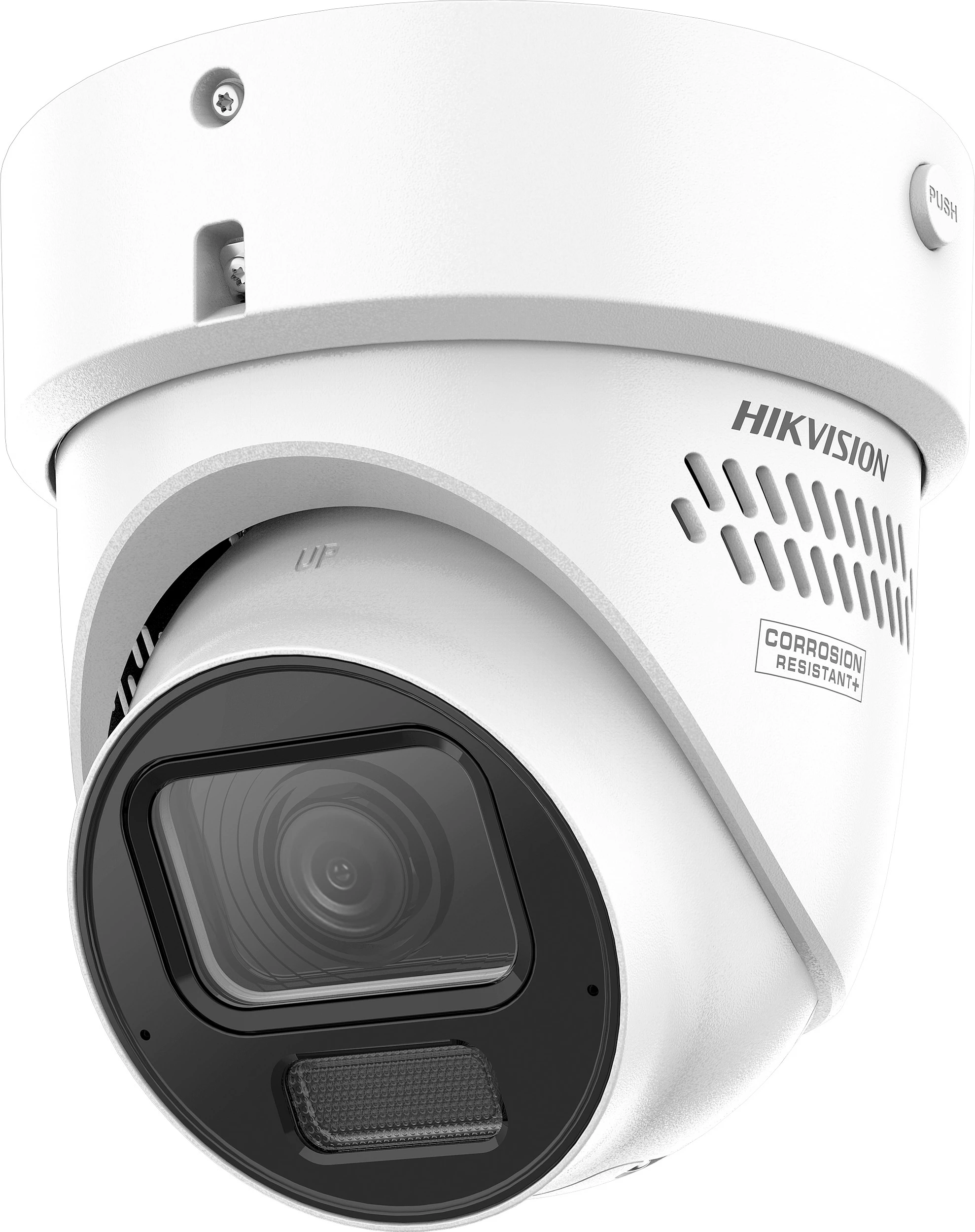 Kamerë IP Hikvision DS-2CD2H87G3-LIZS2UY/SL, 8MP, 2.8-12mm, mikrofon + altoparlant, MicroSD, e bardhë