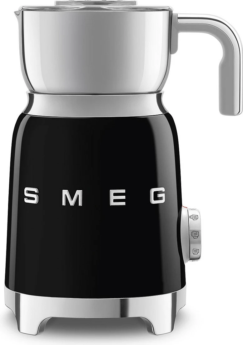 Aparat për shkumë qumështi SMEG MFF11BLEU, 50's Style, i zi