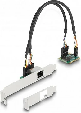 Kartelë rrjeti DeLOCK Mini PCIe RTL8125B, 1x RJ45 2.5GbE, half size, e brendshme
