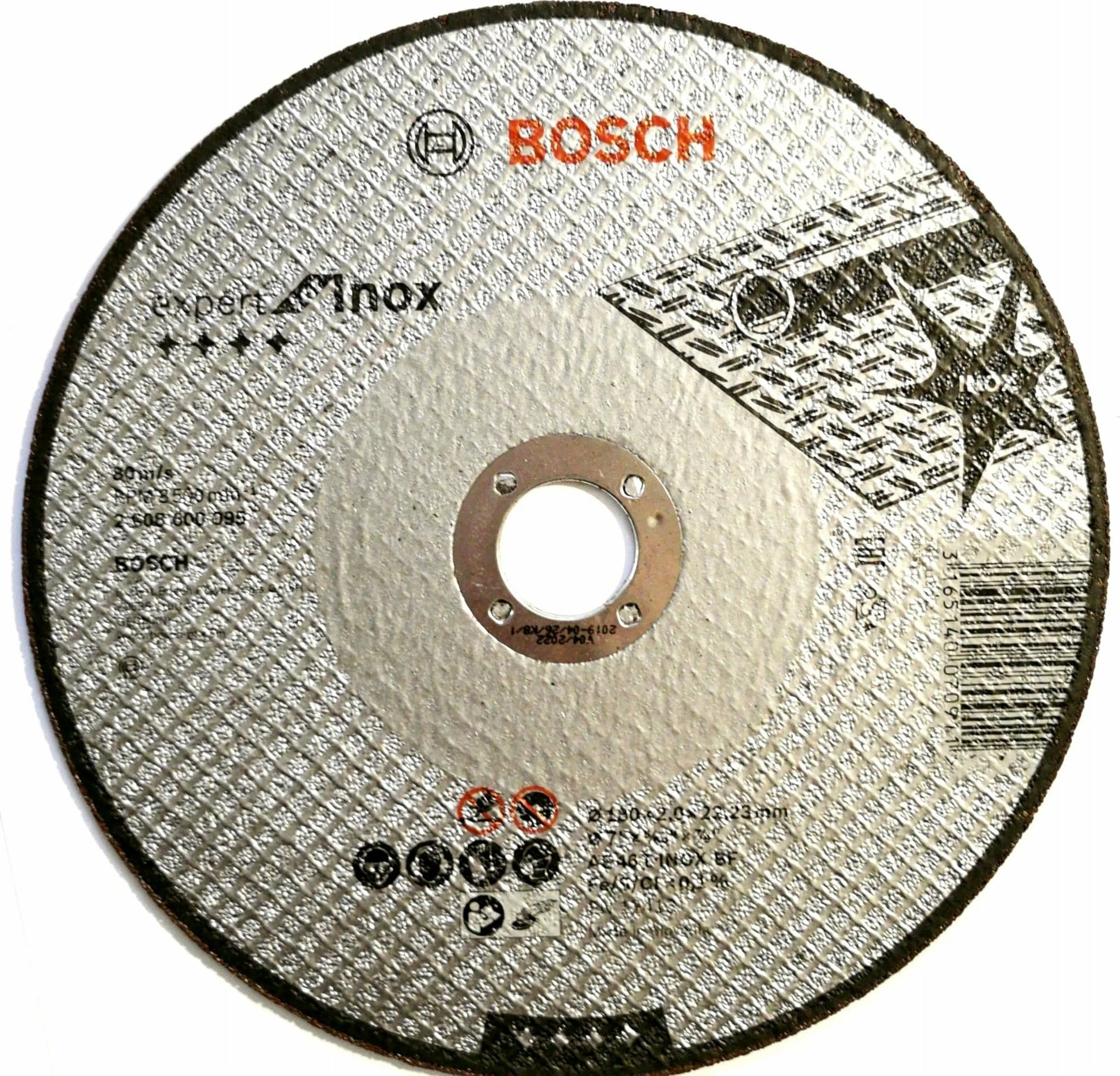 Disk prerës Bosch Expert for Inox AS 46 T INOX BF 180x2.0mm (22.23mm)