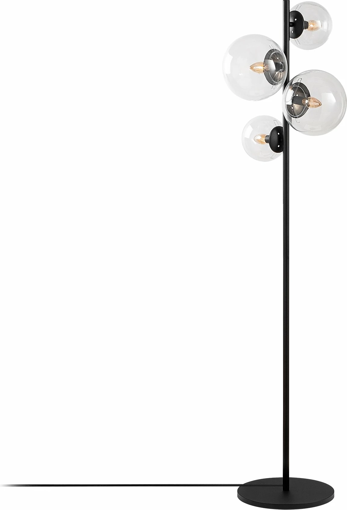 Llambë dyshemeje Opviq, Fazli - 10522, ngjyrë e zezë