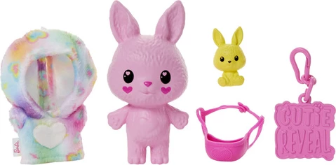 Barbie Cutie Reveal – Figurinë Surprizë Colour Dream Pet Mystery (Modelet Ndryshojnë)