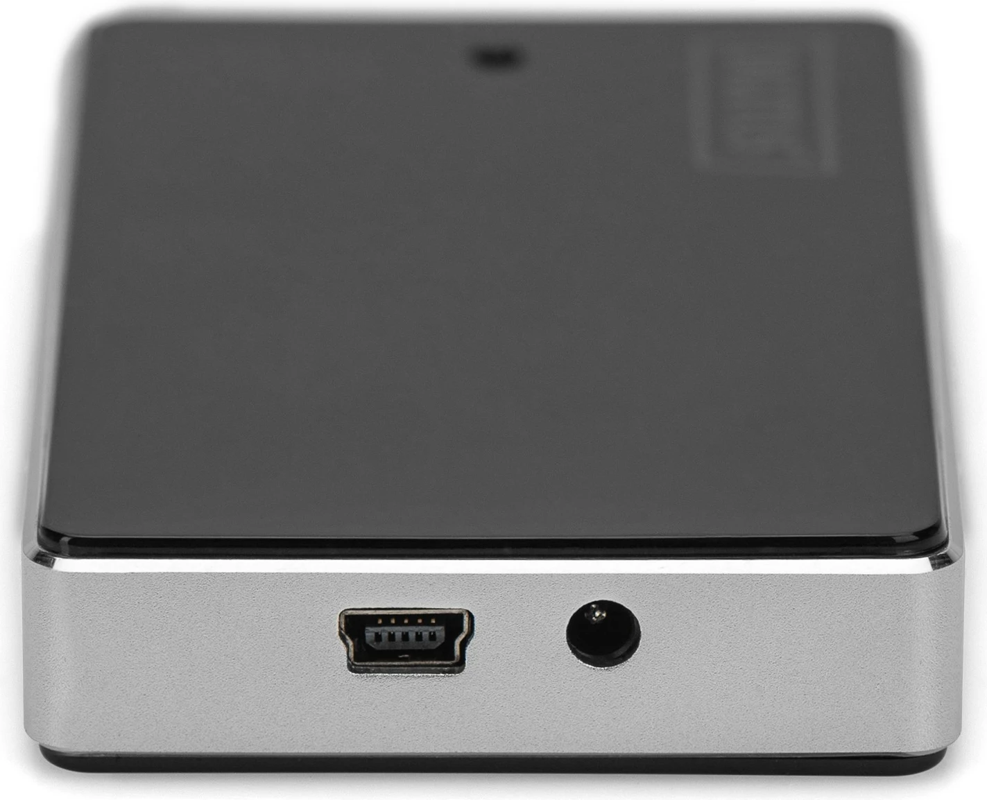 Hub USB Digitus, 10-Port, USB 2.0, 480 Mbit/s, Ngjyrë e zezë, Argjendtë