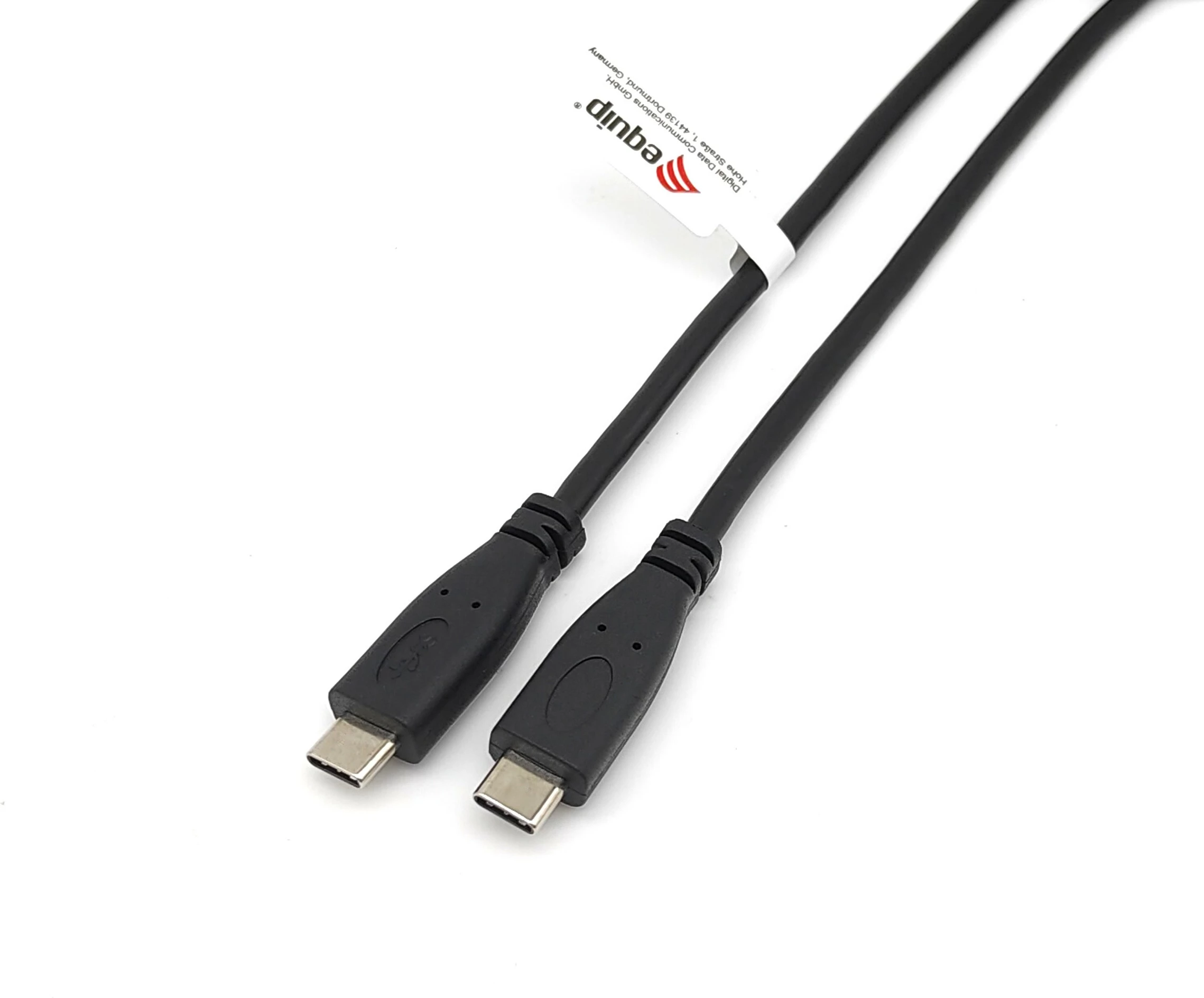Kabllo USB Type-C në Type-C Equip 2m, USB 2.0, e zezë