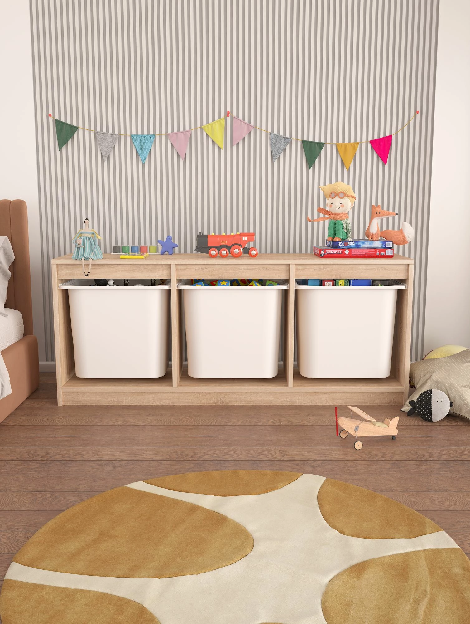 Dollap multifunksional Hanah Home, Sonomo, i bardhë