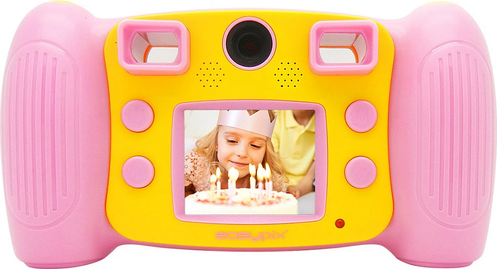 Aparat fotografik digjital për fëmijë EASYPIX KiddyPix Mystery, rozë/verdhe