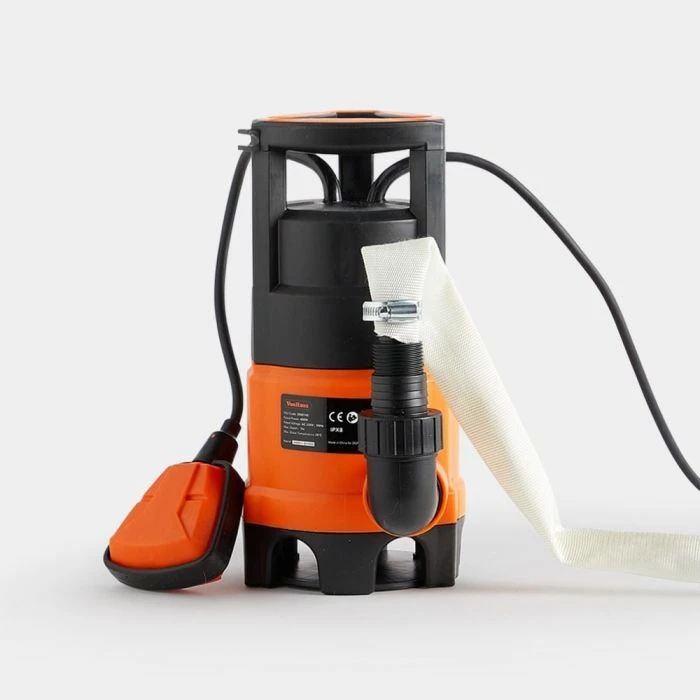 Pompë zhytëse uji VonHaus 3500145 400 W, 7500 L/orë, zorrë 8 m, kabllo 10 m, e zezë