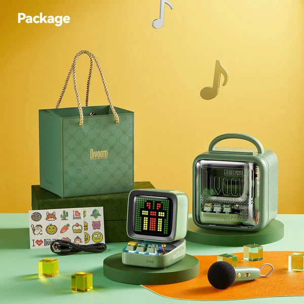 Mikrofon & Altoparalant DIVOOM DitooMic (Gjelbërt)