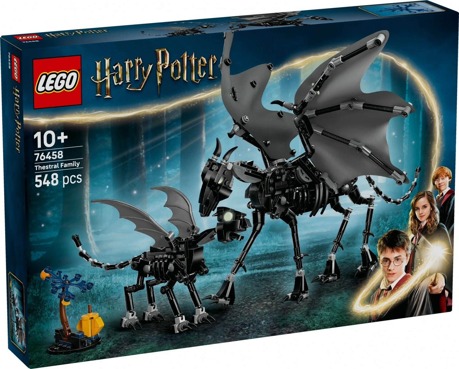 Set konstruktues LEGO Harry Potter 76458 Thestral Family 548 pjesë, moshë 10+, plastikë