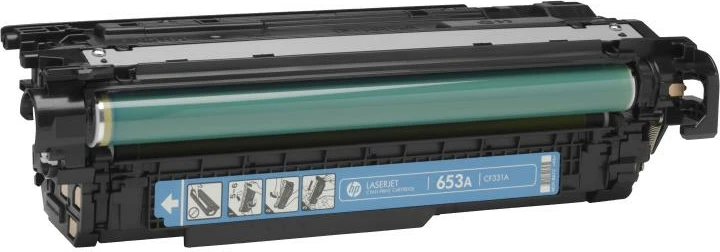 Toner HP 654A CF331A, për LaserJet, rendiment i lartë, cyan, 1 copë