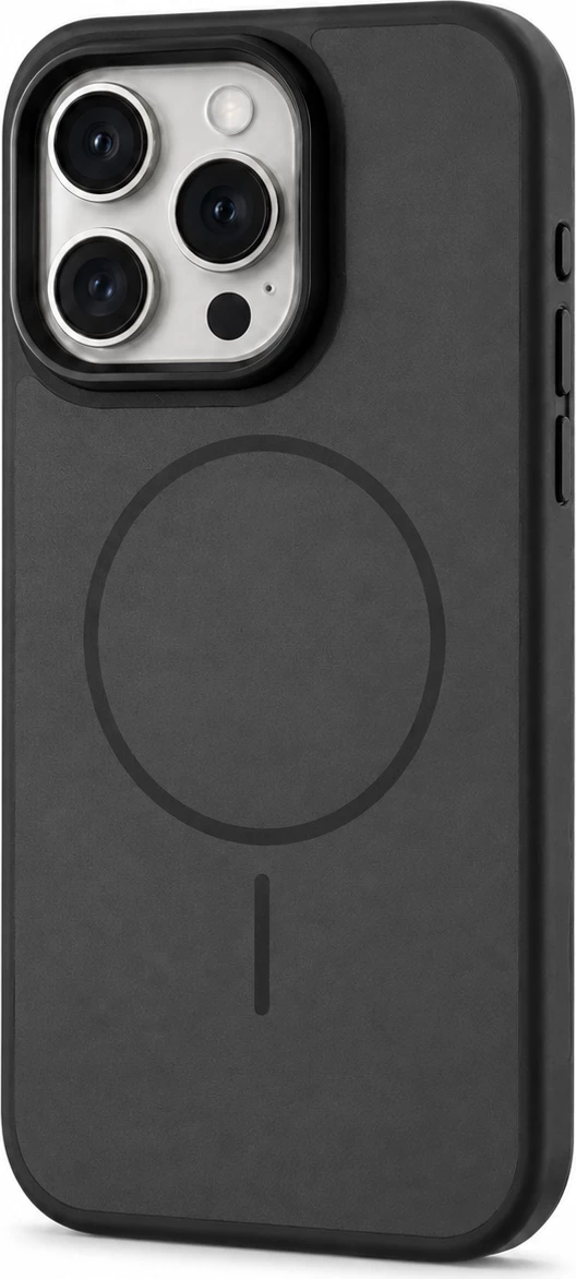 Mbrojtëse Silikoni Mat me MagSafe për iPhone 16 pro max, magnetik dhe praktik, për përdorim të përditshëm, e zezë mat