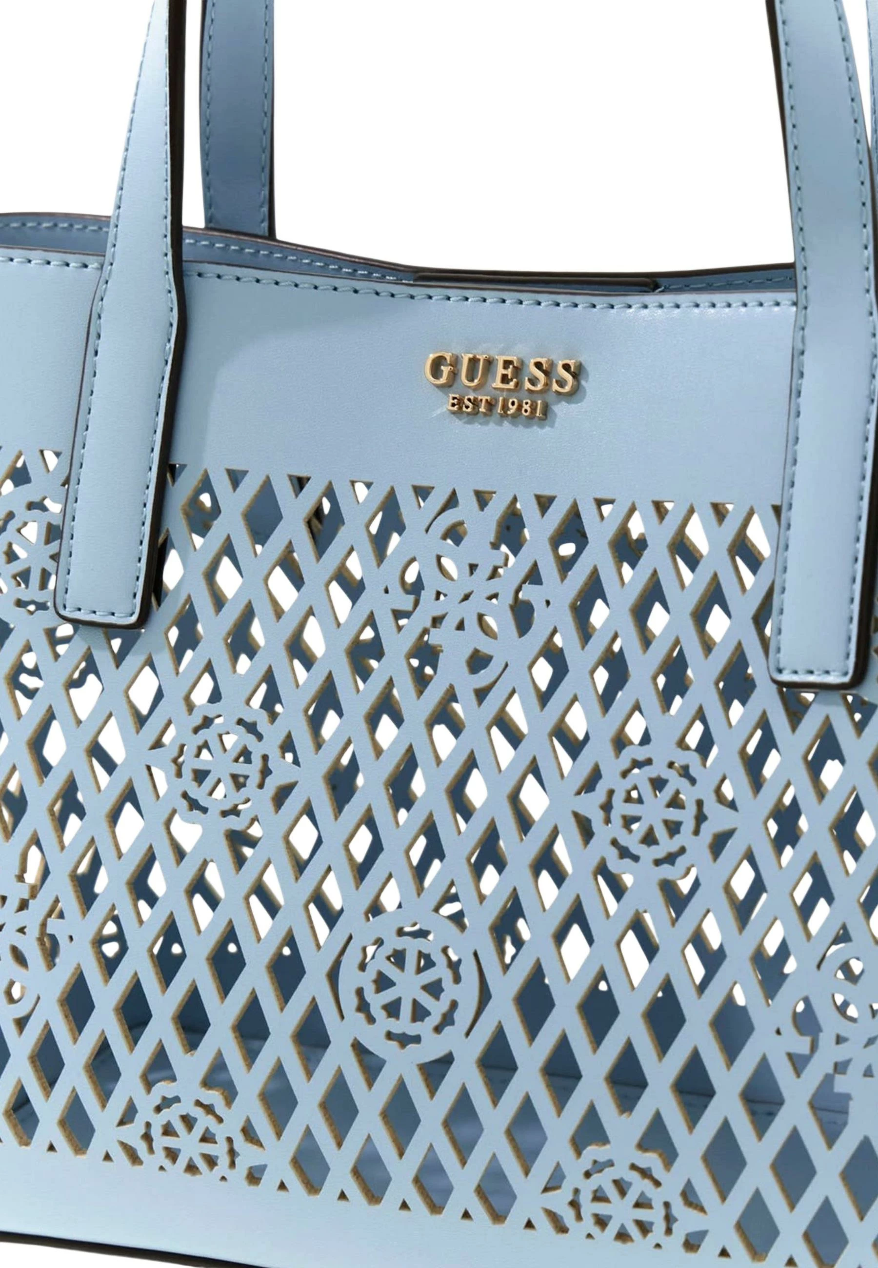 Çantë tote për femra Guess Letty 2 in 1 Mini Tote HWPG99 11750, e kaltër