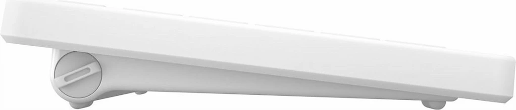 Tastierë wireless Active Key AK-C8112F, full-size 100%, layout gjerman, scissor keys, e bardhë