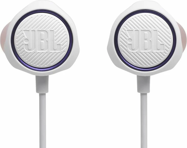 Kufje gaming në vesh (in-ear) me kabllo USB-C JBL Quantum 50C, me mikrofon, të bardha
