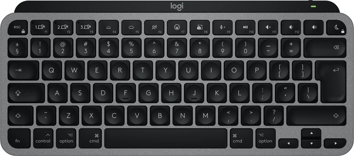 Tastierë Logitech MX Keys Mini për Mac 920-012652, layout US-Int, gri e errët