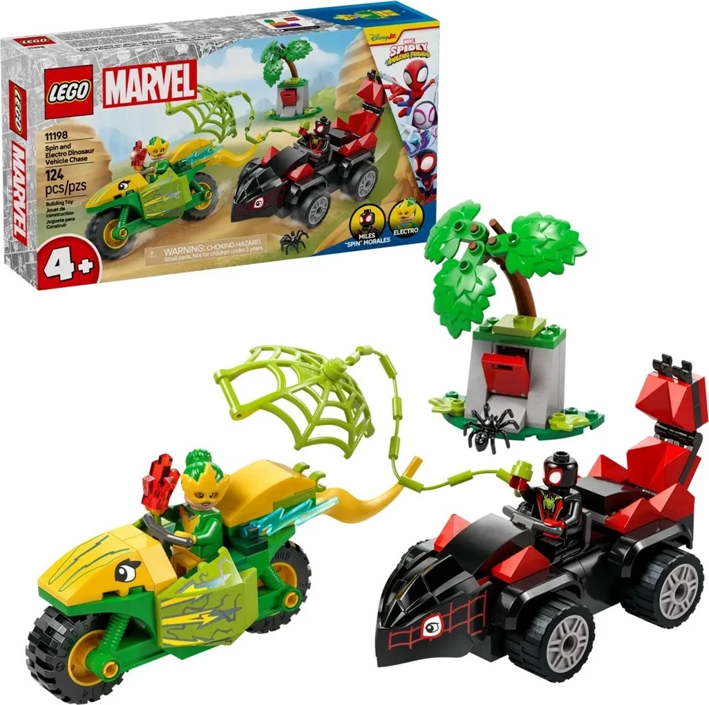 Set LEGO Marvel 11198 Spin dhe Electro, 124 pjesë