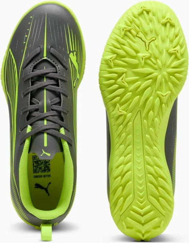 Atlete futbolli për fëmijë Puma, të gjelbra